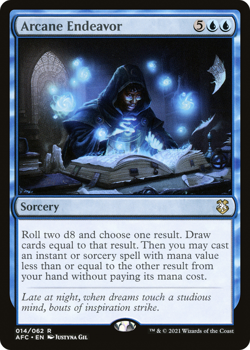 Arcane Endeavor (AFC-014) [Forgotten Realms Commander] MTG Single Wizards of the Coast