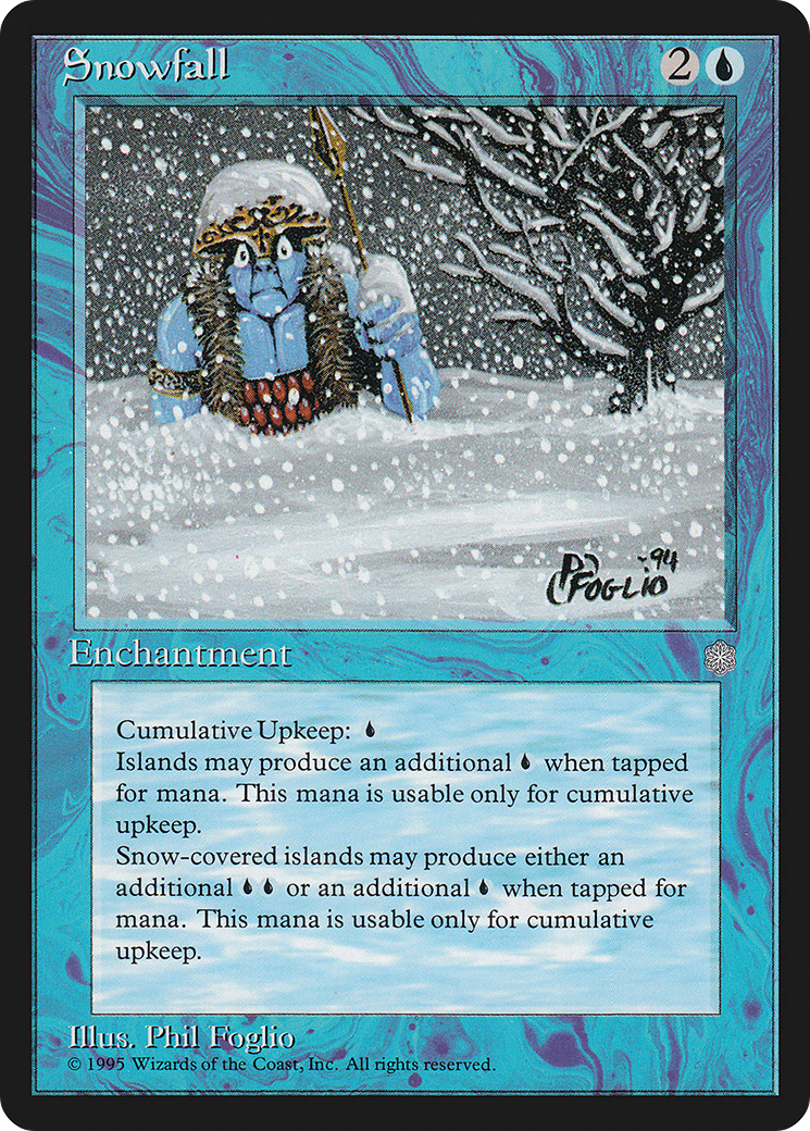 Snowfall (ICE-101) [Ice Age] MTG Single Wizards of the Coast