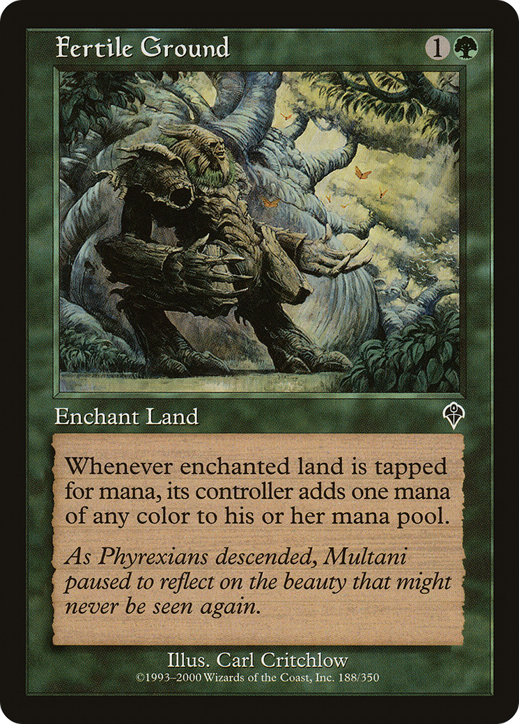 Fertile Ground (INV-188) [Invasion] MTG Single Wizards of the Coast
