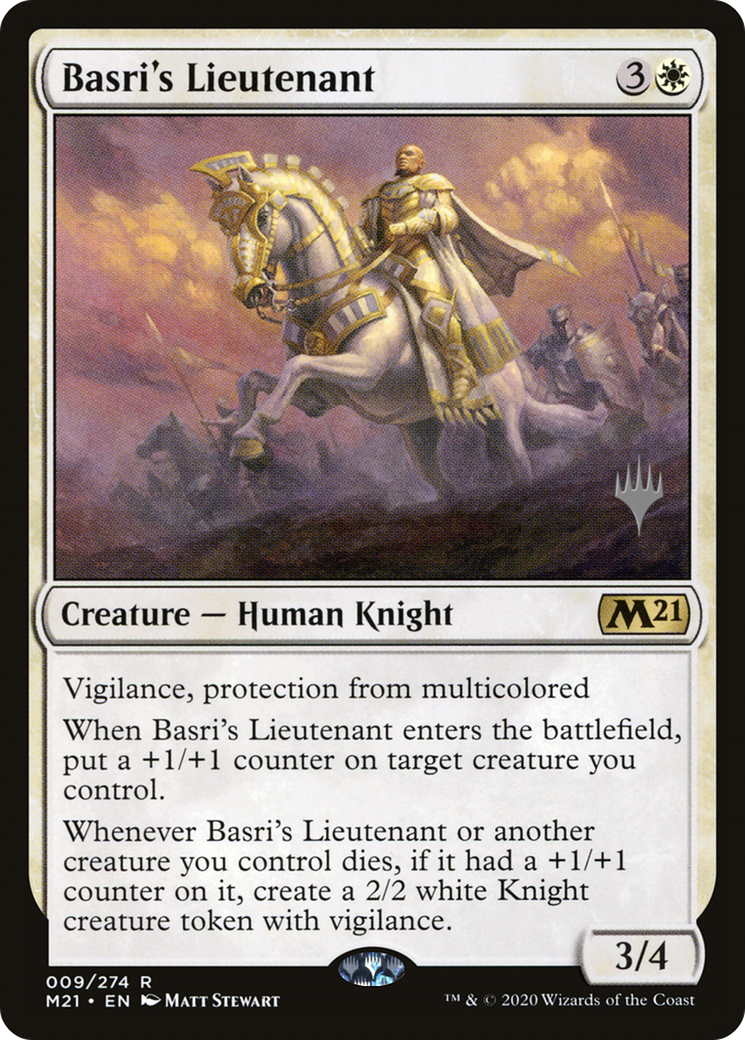 Basri's Lieutenant (PPM21-09P) [Core Set 2021 Promos] Foil MTG Single Wizards of the Coast