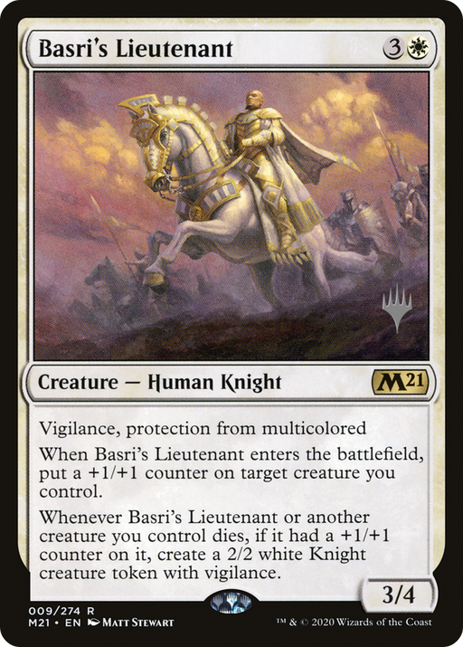 Basri's Lieutenant (PPM21-09P) [Core Set 2021 Promos] Foil MTG Single Wizards of the Coast