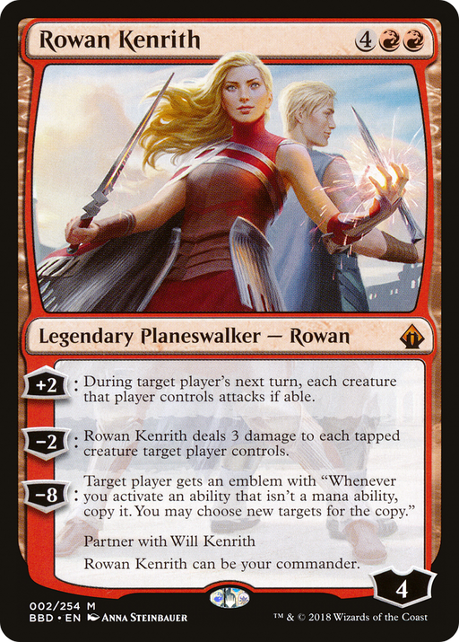 Rowan Kenrith (BBD-002) [Battlebond] MTG Single Wizards of the Coast
