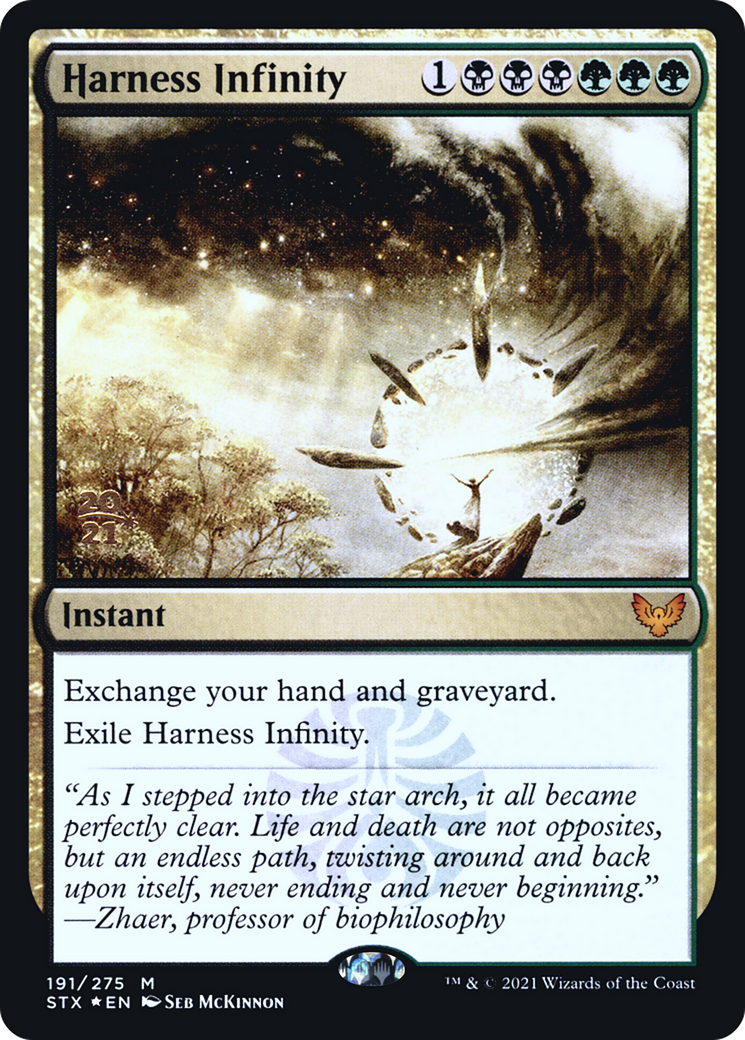 Harness Infinity (PRE-191) [Strixhaven: School of Mages Promos] Foil MTG Single Wizards of the Coast