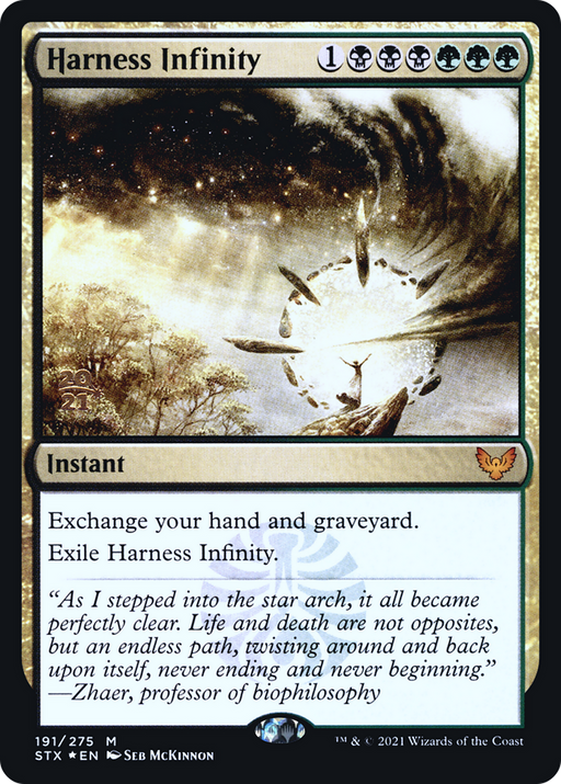Harness Infinity (PRE-191) [Strixhaven: School of Mages Promos] Foil MTG Single Wizards of the Coast