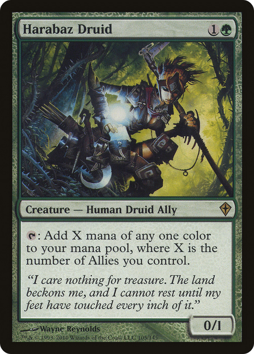 Harabaz Druid (WWK-105) [Worldwake] MTG Single Wizards of the Coast