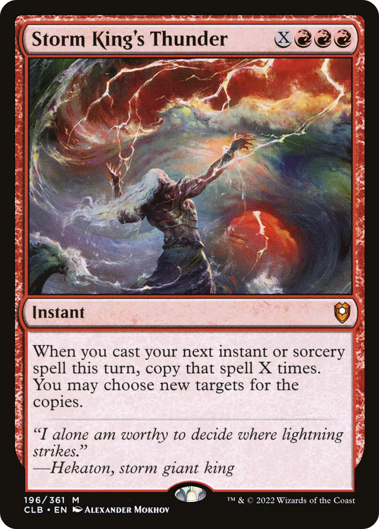 Storm King's Thunder (CLB-196) [Commander Legends: Battle for Baldur's Gate] MTG Single Wizards of the Coast