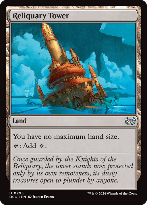 Reliquary Tower (DSC-295) [Duskmourn: House of Horror Commander] MTG Single Wizards of the Coast