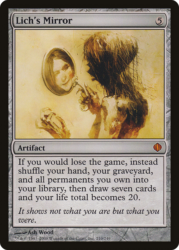 Lich's Mirror (ALA-210) [Shards of Alara] Foil MTG Single Wizards of the Coast