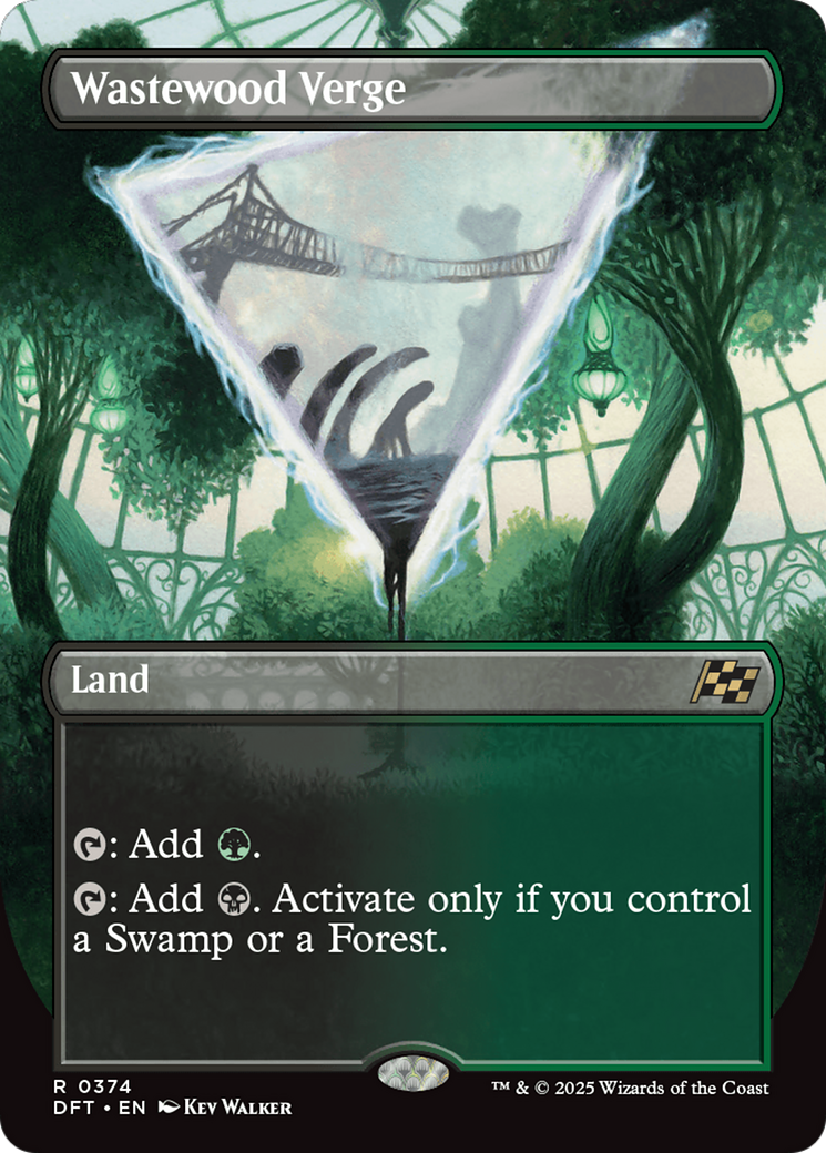 Wastewood Verge (DFT-374) [Aetherdrift] (Borderless) MTG Single Wizards of the Coast