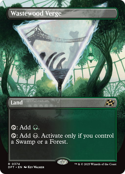 Wastewood Verge (DFT-374) [Aetherdrift] (Borderless) MTG Single Wizards of the Coast
