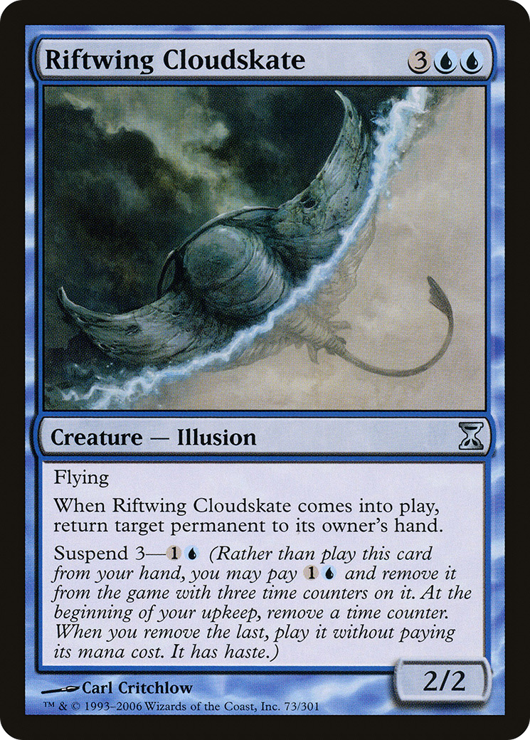 Riftwing Cloudskate (TSP-073) [Time Spiral] Foil MTG Single Wizards of the Coast