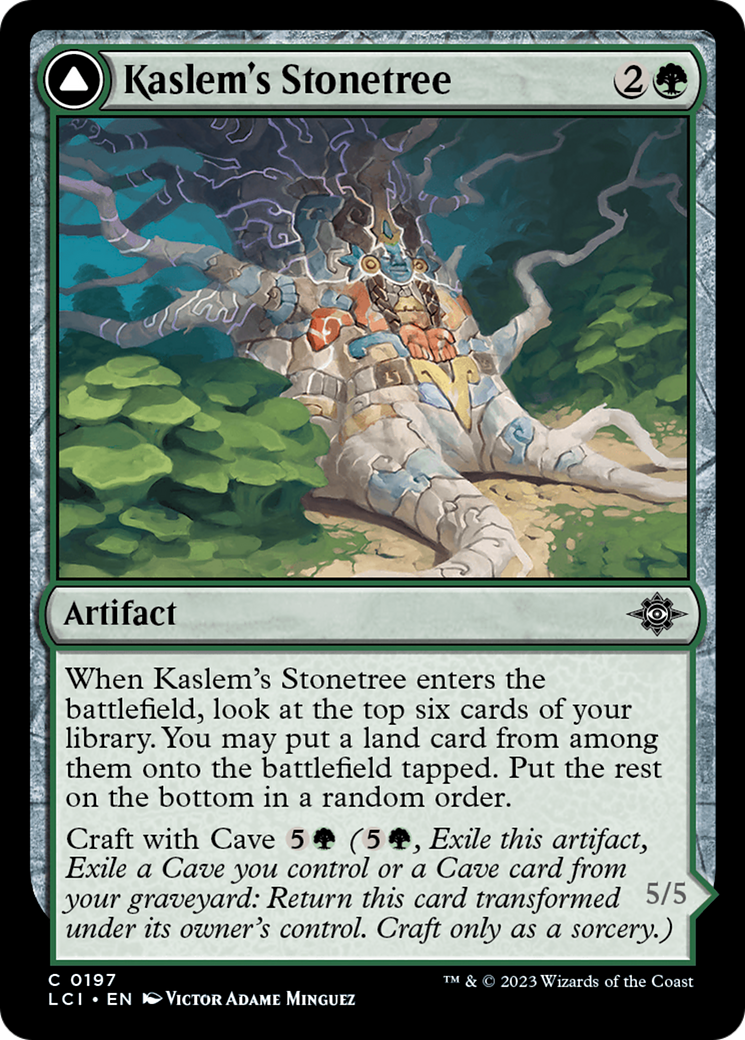 Kaslem's Stonetree (LCI-197) [The Lost Caverns of Ixalan] Foil MTG Single Wizards of the Coast