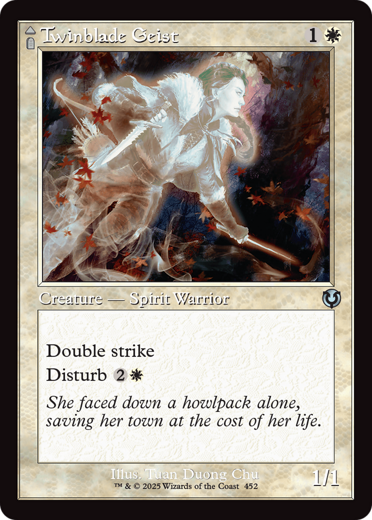 Twinblade Geist (INR-452) [Innistrad Remastered] MTG Single Wizards of the Coast