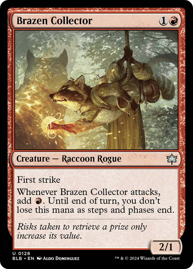 Brazen Collector (BLB-128) [Bloomburrow] Foil MTG Single Wizards of the Coast