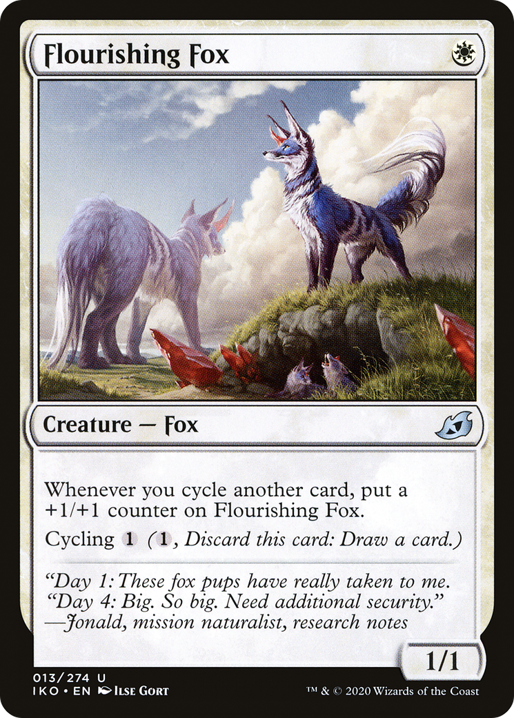 Flourishing Fox (IKO-013) [Ikoria: Lair of Behemoths] MTG Single Wizards of the Coast