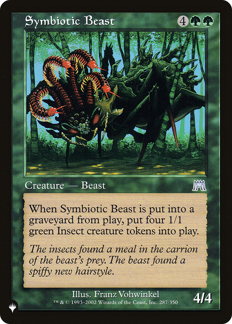 Symbiotic Beast (LIST-ONS-287) [Mystery Booster] The List MTG Single Wizards of the Coast