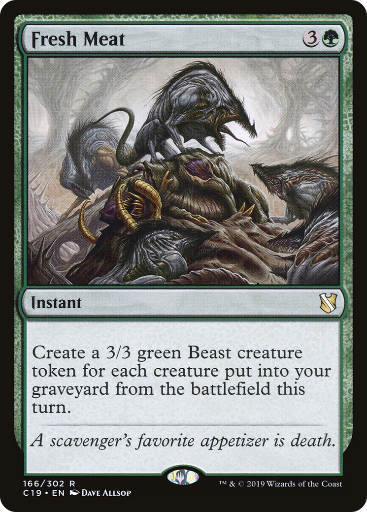 Fresh Meat (C19-166) [Commander 2019] MTG Single Wizards of the Coast