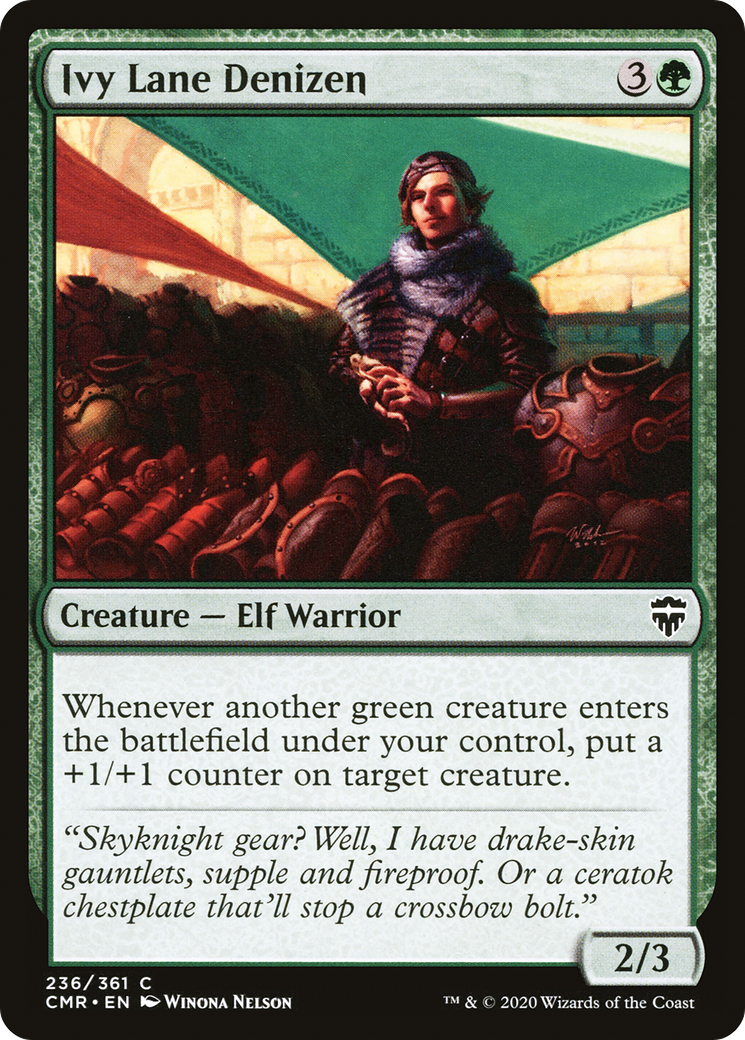 Ivy Lane Denizen (CMR-236) [Commander Legends] MTG Single Wizards of the Coast