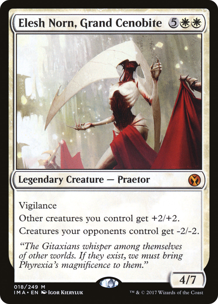 Elesh Norn, Grand Cenobite (IMA-018) [Iconic Masters] MTG Single Wizards of the Coast