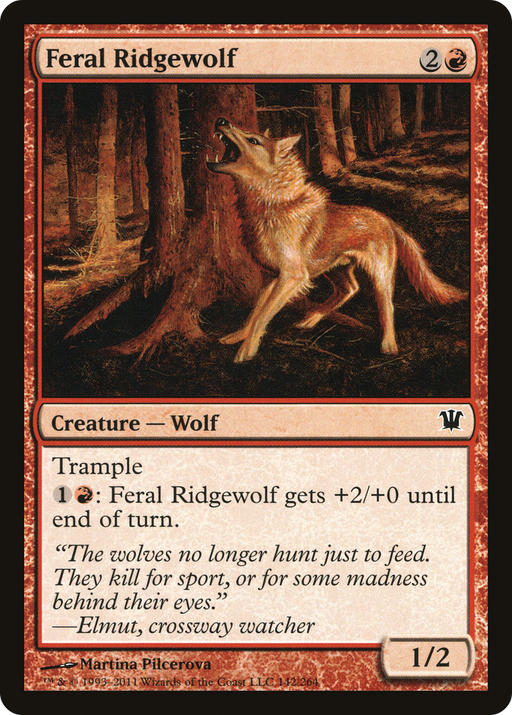 Feral Ridgewolf (ISD-142) [Innistrad] MTG Single Wizards of the Coast