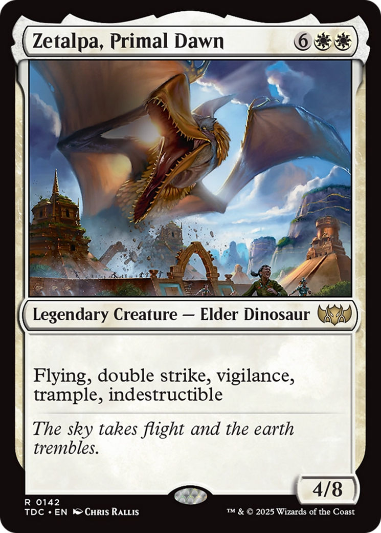 Zetalpa, Primal Dawn (TDC-142) [Commander: Tarkir: Dragonstorm] MTG Single Wizards of the Coast