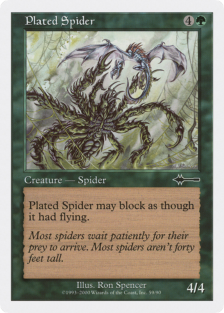 Plated Spider (BTD-059) [Misc] Beatdown Box Set MTG Single Wizards of the Coast