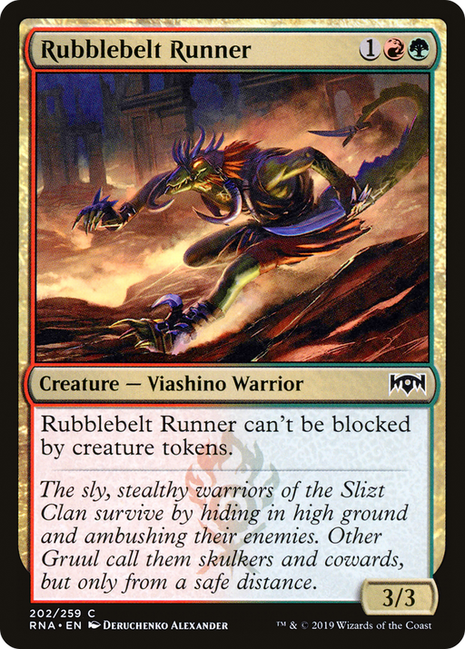 Rubblebelt Runner (RNA-202) [Ravnica Allegiance] Foil MTG Single Wizards of the Coast
