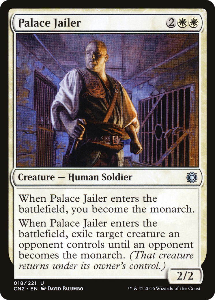 Palace Jailer (CN2-018) [Conspiracy: Take the Crown] Foil MTG Single Wizards of the Coast