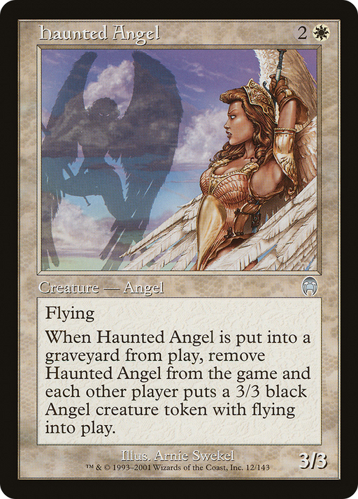 Haunted Angel (APC-012) [Apocalypse] MTG Single Wizards of the Coast