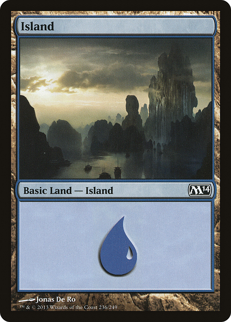 Island (M14-236) [Magic 2014] MTG Single Wizards of the Coast