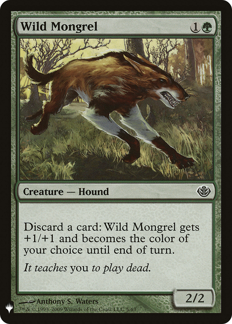 Wild Mongrel (LIST-DDD-5) [Mystery Booster] The List MTG Single Wizards of the Coast