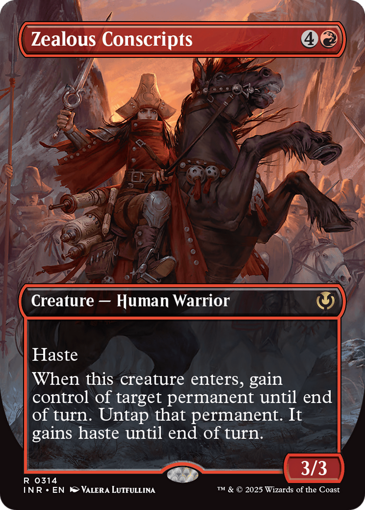 Zealous Conscripts (INR-314) [Innistrad Remastered] (Borderless) MTG Single Wizards of the Coast