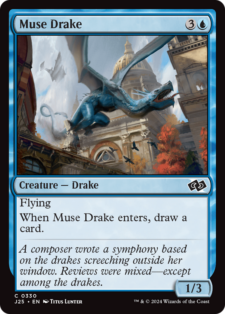 Muse Drake (J25-330) [Foundations Jumpstart] MTG Single Wizards of the Coast