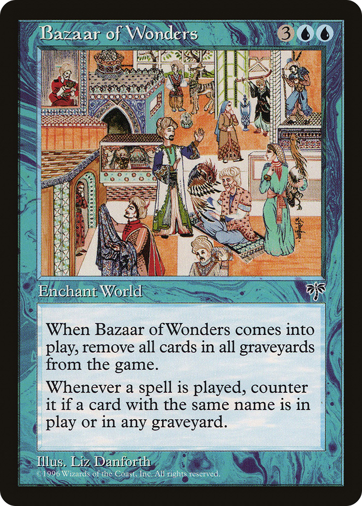Bazaar of Wonders (MIR-055) [Mirage] MTG Single Wizards of the Coast