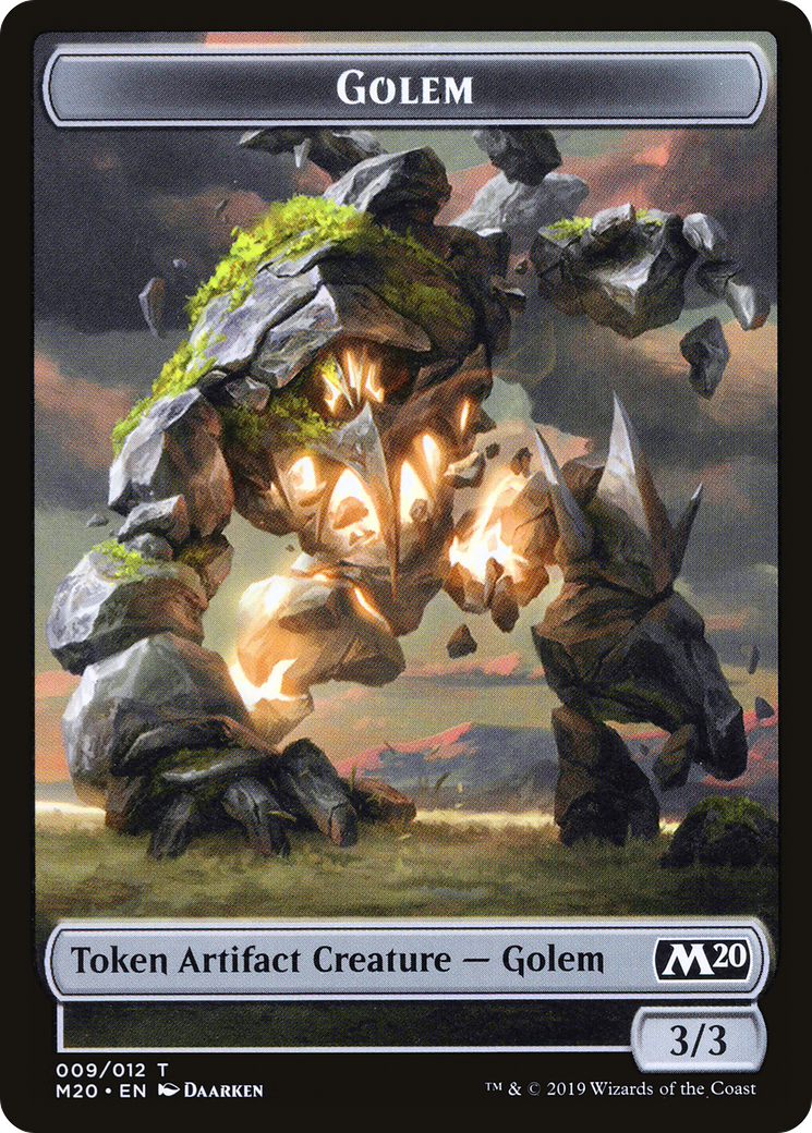 Golem (M20-009) [Tokens] Core Set 2020 Tokens MTG Single Wizards of the Coast