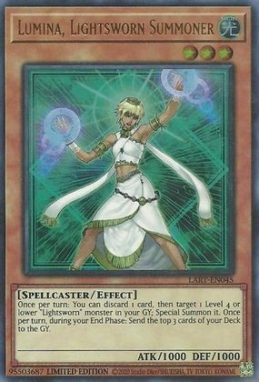 Lumina, Lightsworn Summoner [LART-EN045] Ultra Rare Yugioh Single Yu-Gi-Oh!   