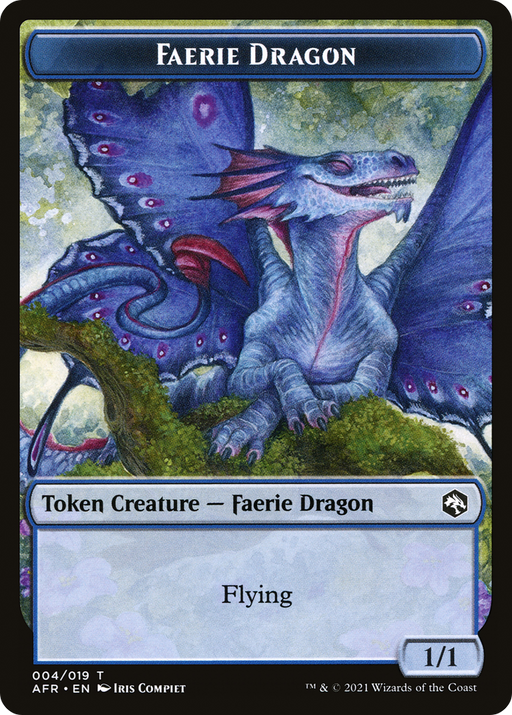 Faerie Dragon (TAFR-004) [Tokens] Adventures in the Forgotten Realms Tokens Foil MTG Single Wizards of the Coast