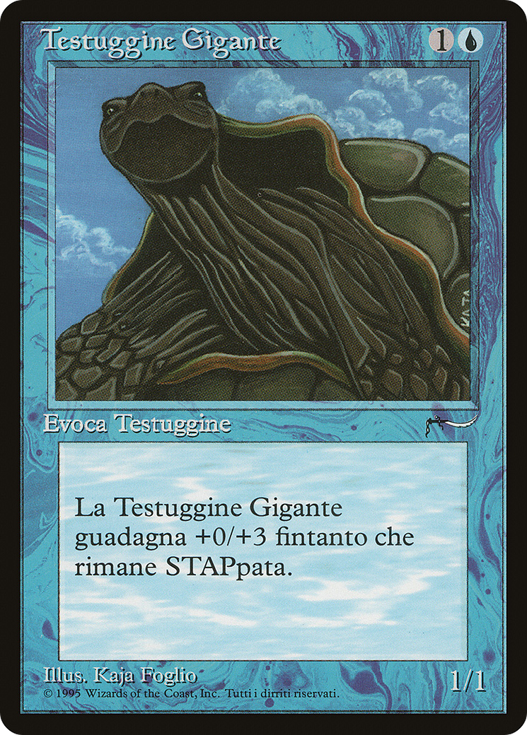 Giant Tortoise (Italian) - "Testuggine Gigante" (REN-) [Misc] Rinascimento MTG Single Wizards of the Coast