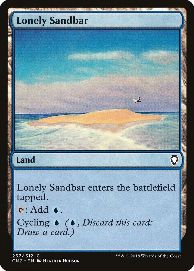 Lonely Sandbar (CM2-257) [Commander Anthology Volume II] MTG Single Wizards of the Coast