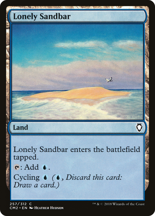 Lonely Sandbar (CM2-257) [Commander Anthology Volume II] MTG Single Wizards of the Coast