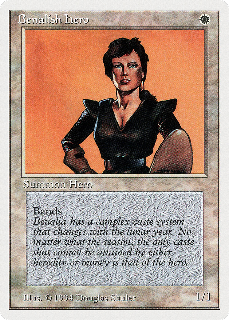 Benalish Hero (SUM-004) [Misc] Summer Magic / Edgar MTG Single Wizards of the Coast