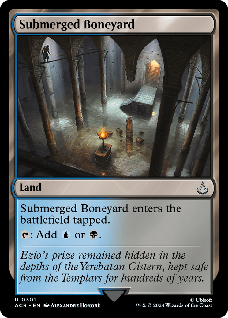 Submerged Boneyard (ACR-301) [Assassin's Creed] MTG Single Wizards of the Coast