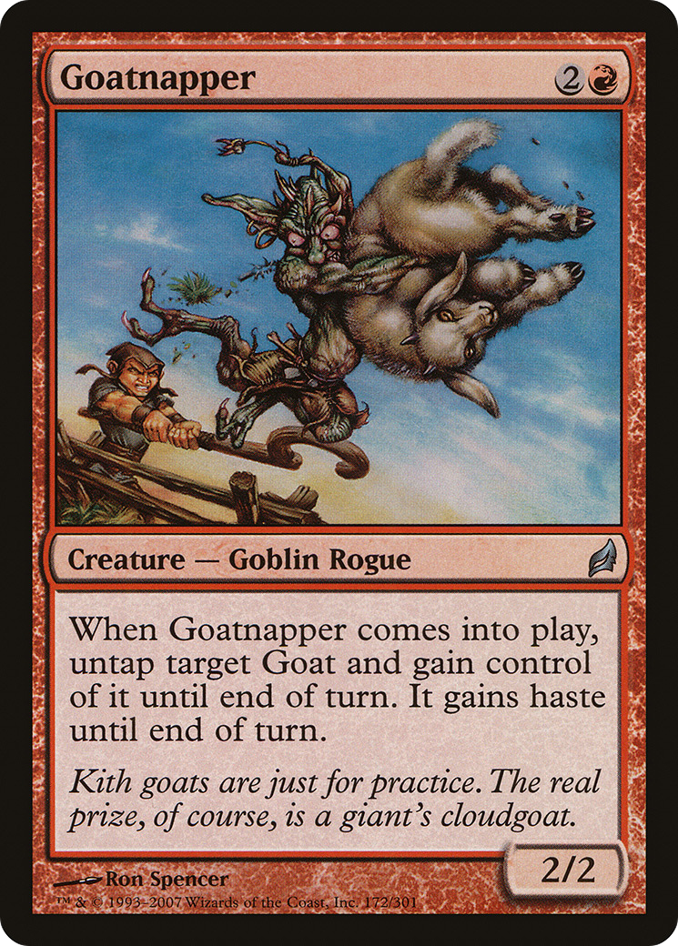 Goatnapper (LRW-172) [Lorwyn] Foil MTG Single Wizards of the Coast