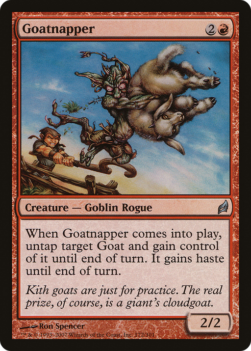 Goatnapper (LRW-172) [Lorwyn] Foil MTG Single Wizards of the Coast