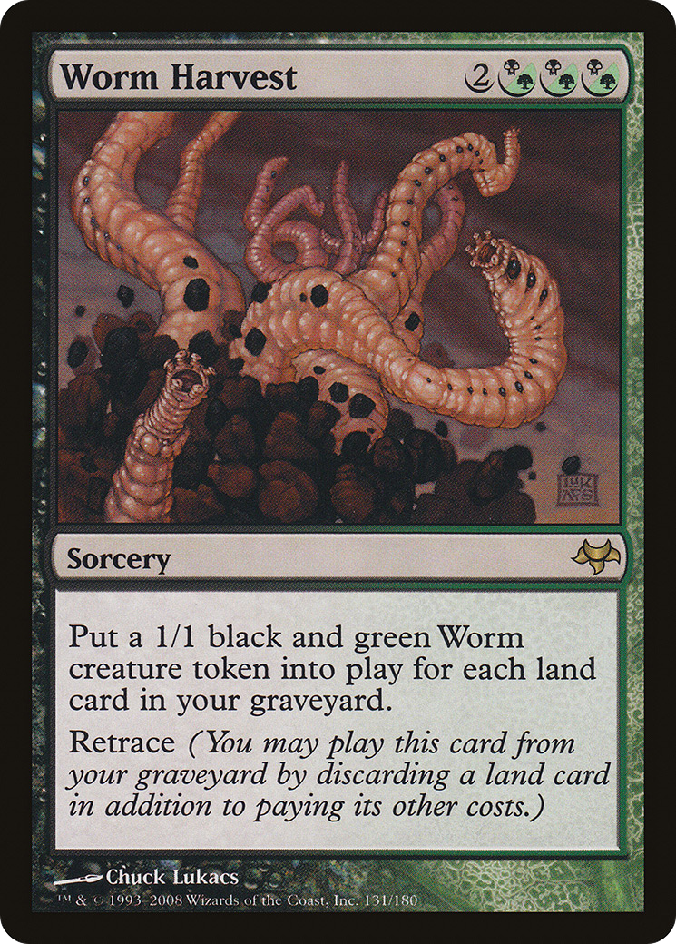 Worm Harvest (EVE-131) [Eventide] MTG Single Wizards of the Coast
