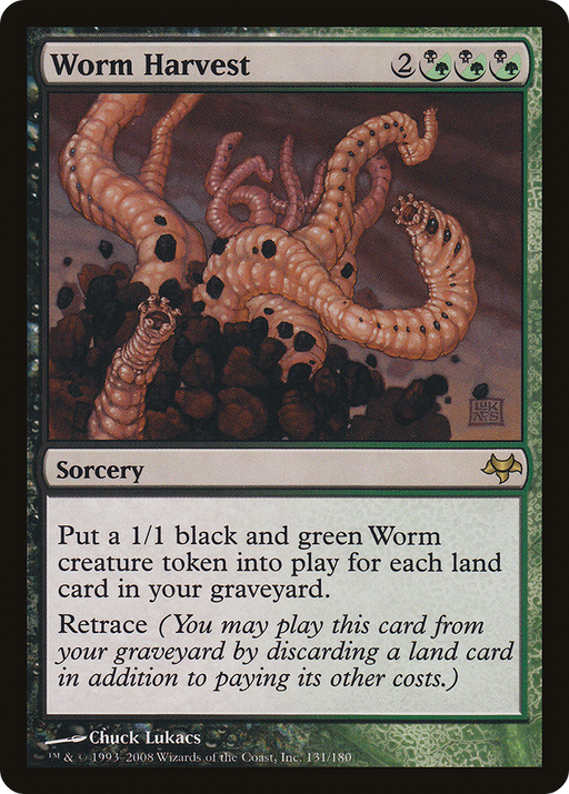 Worm Harvest (EVE-131) [Eventide] MTG Single Wizards of the Coast
