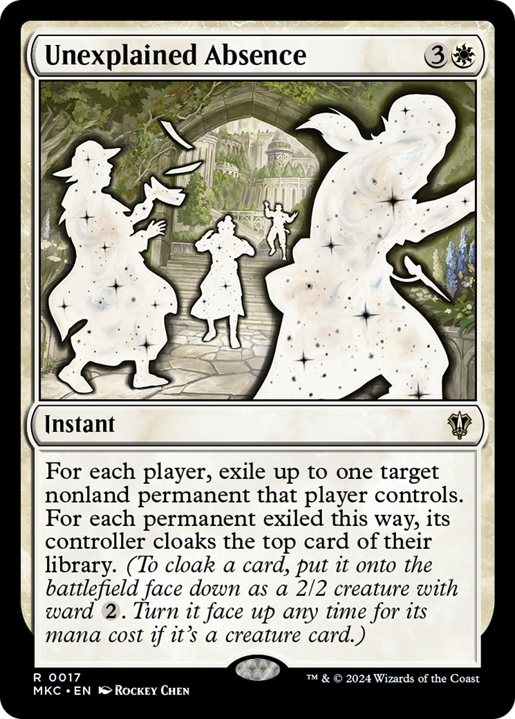 Unexplained Absence (MKC-017) [Murders at Karlov Manor Commander] MTG Single Wizards of the Coast