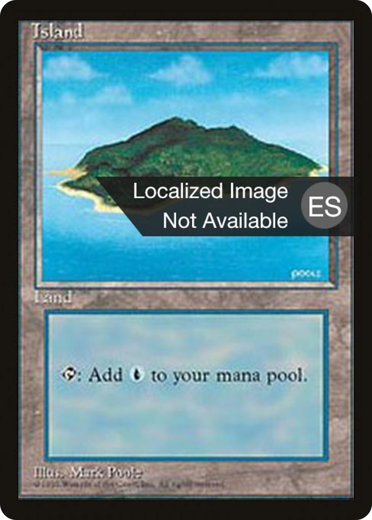 Island (4BB-368) [Fourth Edition Foreign Black Border] MTG Single Wizards of the Coast