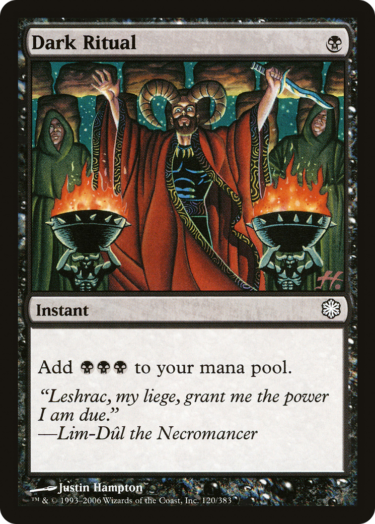 Dark Ritual (CTD-120) [Misc] Coldsnap Theme Decks MTG Single Wizards of the Coast