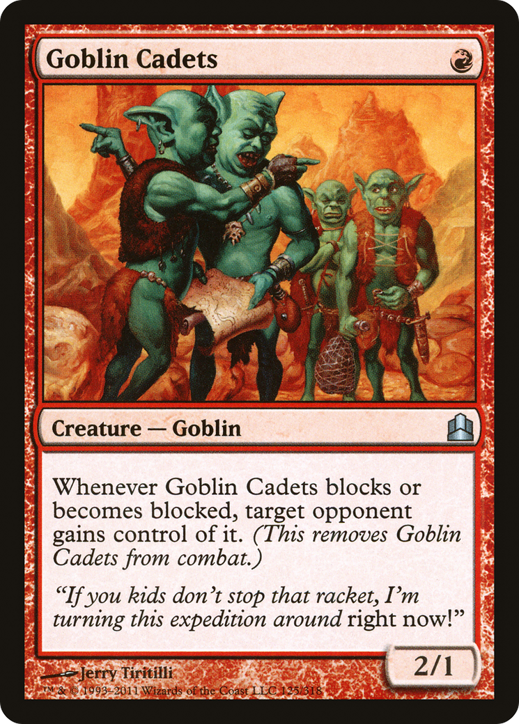 Goblin Cadets (CMD-125) [Commander 2011] MTG Single Wizards of the Coast